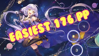 EASIEST 176 PP FOR 6 DIGITS!!! (quaver by dj TAKA - HDHR)