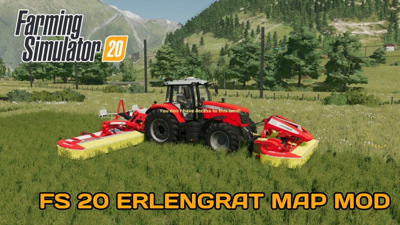 Fs 20 Erlengrat Map Mod Farming simulator 20 New map
