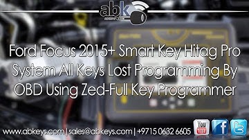 Ford Focus 2015+ Smart Key all keys lost Key programming By ZED-FULL Auto key programmer