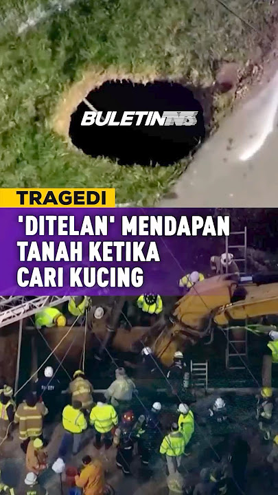 TRAGEDI | Wanita Ditelan 'Sinkhole' Ketika Cari Kucing Peliharaan