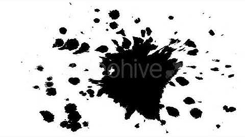 Ink Drops on Wet Paper 52 | Motion Graphics - Envato elements