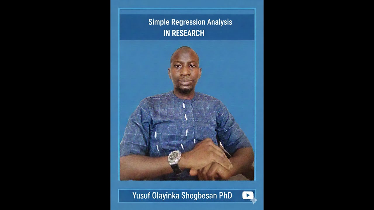 Simple Regression analysis - YouTube