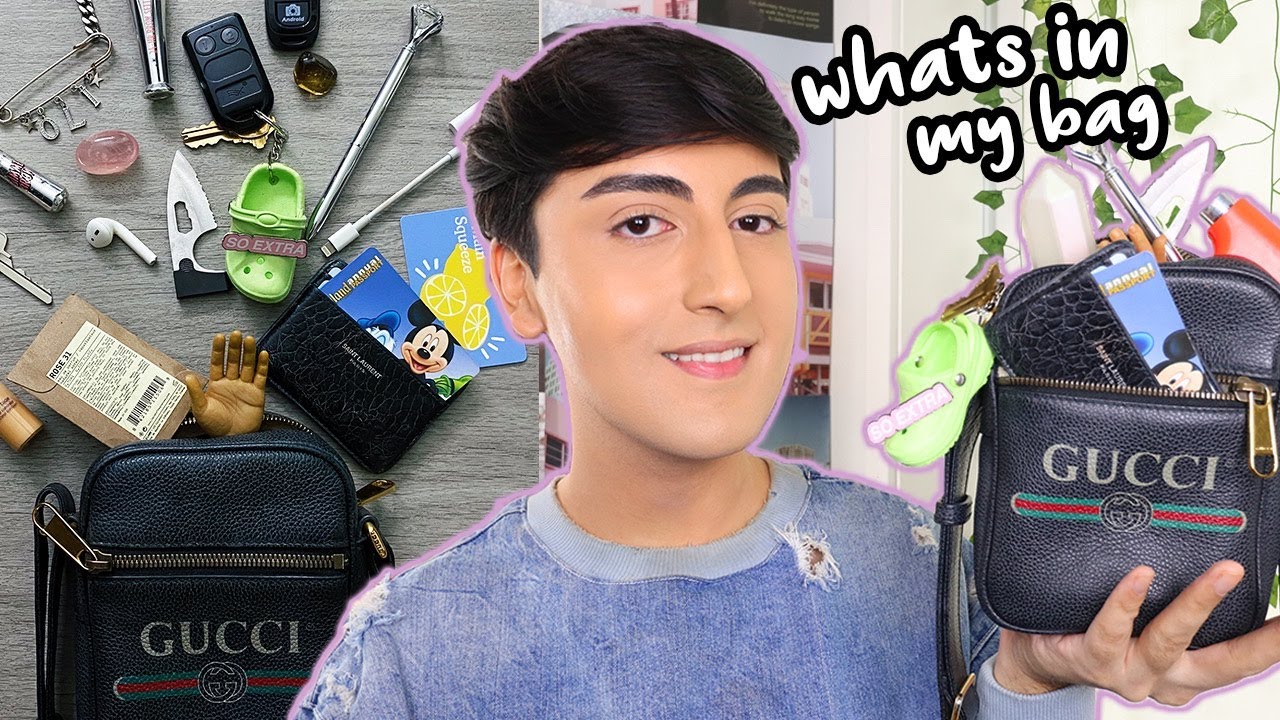Whats In My Bag *chaotic essentials* - YouTube