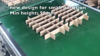 automatic partition cardboard clapboard assembly machine with stacker