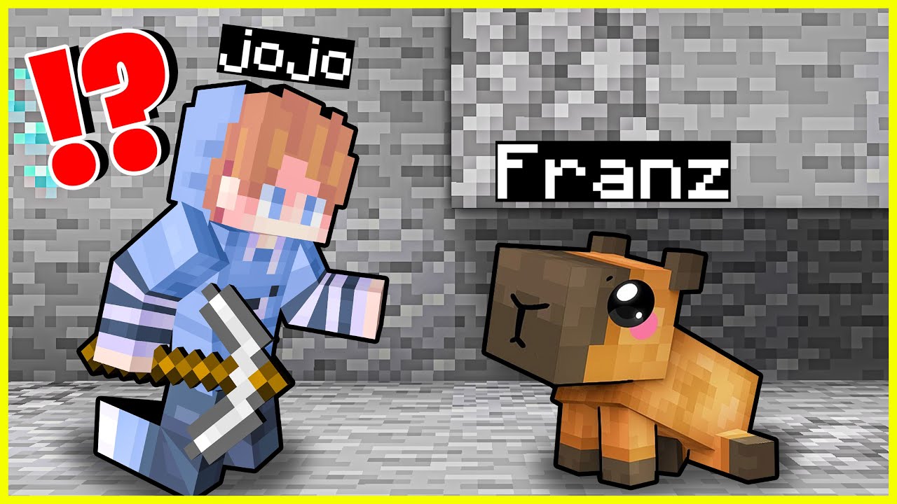 FRANZ & JOJO COBA PRANK TEMAN MENJADI CAPYBARA LUCU di MINECRAFT!!