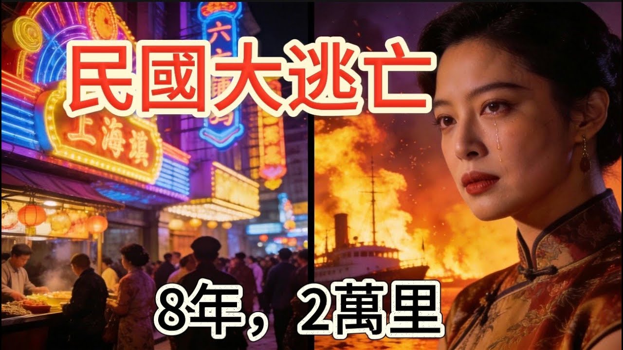 兩萬里生死流亡：民國精英的尊嚴與重生 | 1937上海到重慶的生命史詩【後附 10 分鐘 432Hz 助眠旋律】