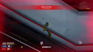 When you die in splitgate , but you glitch