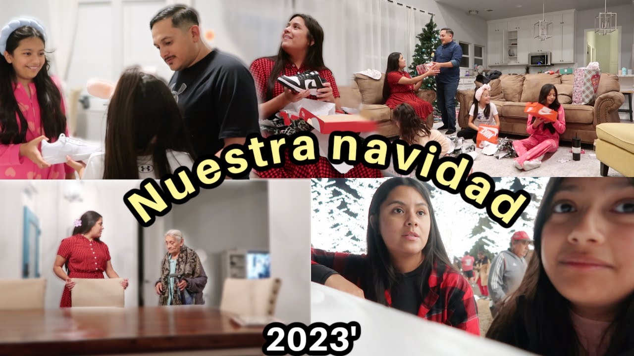 no se nos hizo ir a MEXICO🇲🇽..NAVIDAD con mi familia| abriendo regalos, vino la abuelita de Ivan