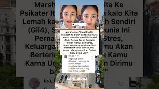 MARSHANDA: Kalau Kita Ke Psikiater Itu Bukan Berarti Kita Lemah #marshanda #motivation #shorts