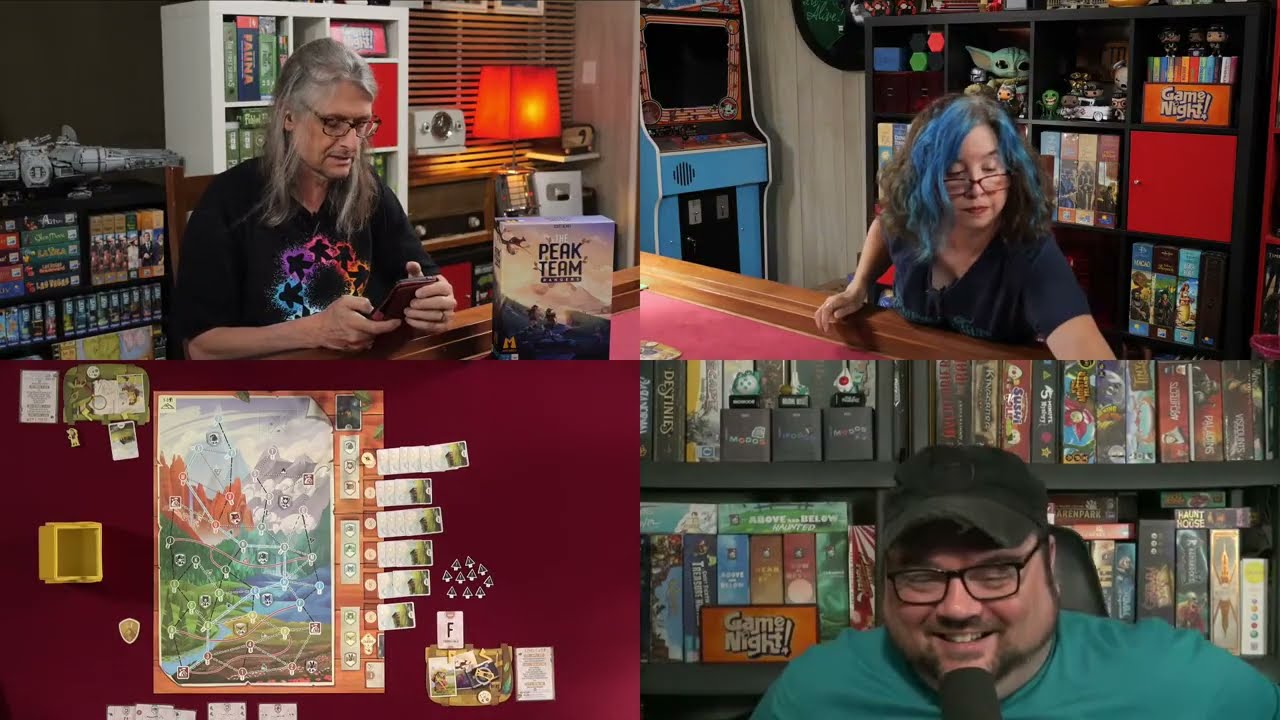 GameNight! LIVE!! | Today! The Peak Team by Scott Almes & Matagot @ 10:30am PDT
