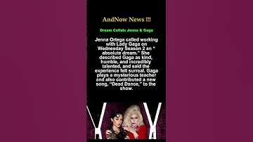 Thumbnail of Jenna Ortega Calls Working with Lady Gaga a Dream Come True #usa #wednesday #shorts