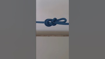 INLINE FIGURE OF 8 KNOT #fireman #knottying #knots