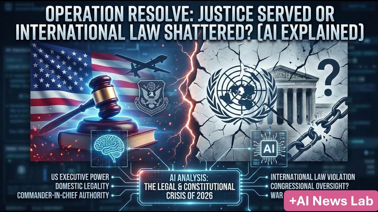 [CC] Operation Resolve: Justice Served or International Law Shattered? [AI Explained]
