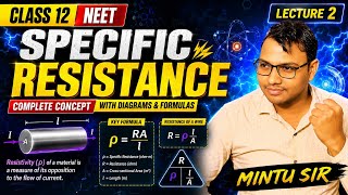 Electrochemistry: Conductivity and specific Resistance Explained | Class 12 + NEET | Lecture 2