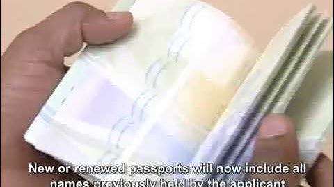 New Machine-Readable Passports