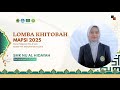 LOMBA KHITOBAH PUTRI MAPSI 2025 - SMK NU AL HIDAYAH