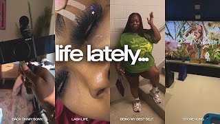 LIFE LATELY… 🤎 | Trying New Things, Lash Tech Life & Living alone Diaries