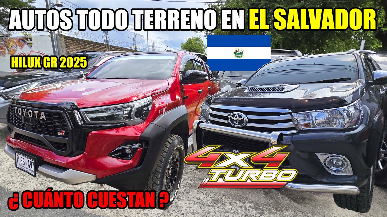 Precio de CARROS usados y del año en EL SALVADOR 😱 TODO TERRENO