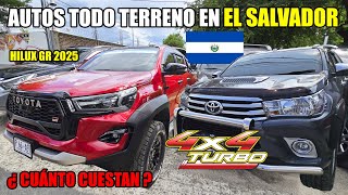 Precio de CARROS usados y del año en EL SALVADOR 😱 TODO TERRENO