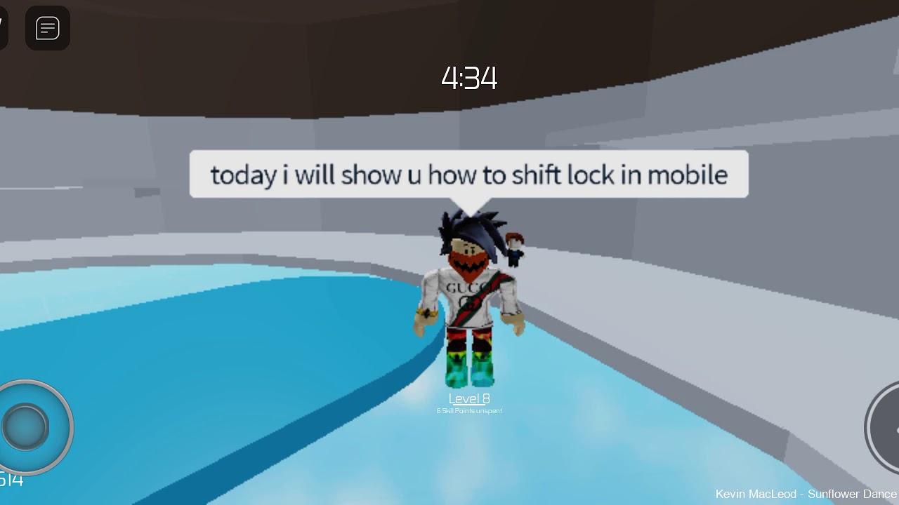 How To Shiftlock In Mobile And Ipad Roblox Youtube