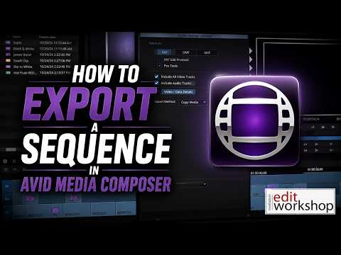A Step-by-Step Guide to Exporting A Sequence in Avid Media Composer