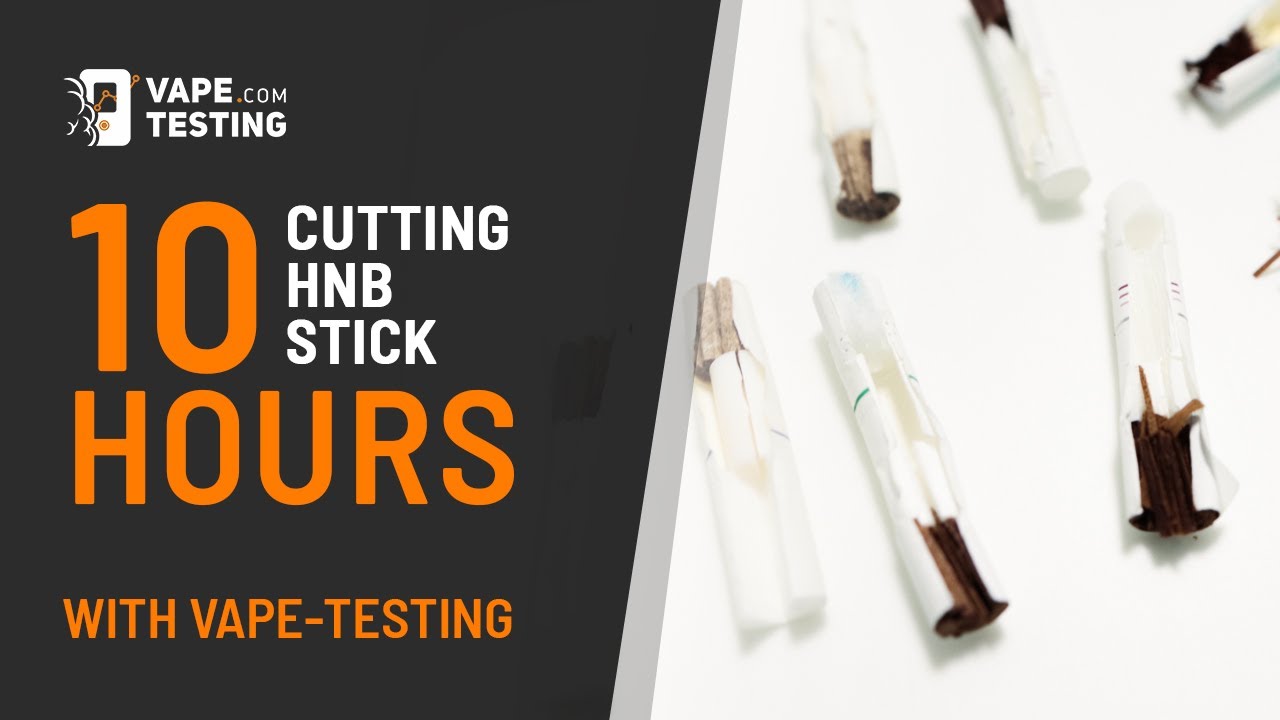 10-hours of cutting heat-not-burn sticks