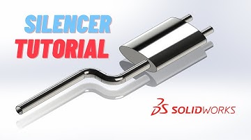 Solidworks Tutorial / How to make a Car Silencer ?