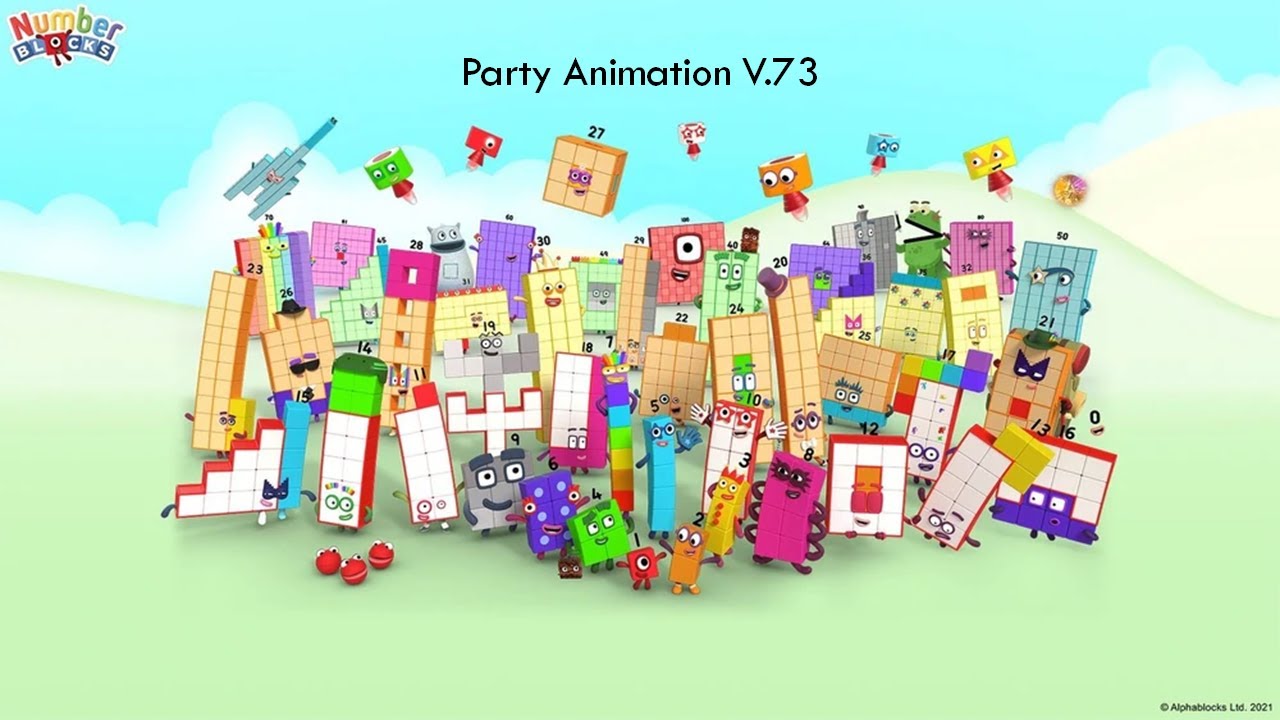 Numberblock party animation v 73 youtube