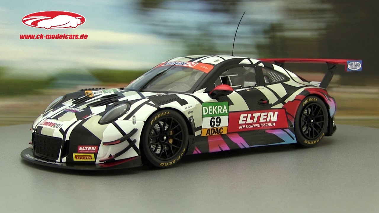 Ixo 1:18 Porsche 911 (991) GT3 R #69 GT Masters 2018 Slooten, Luhr