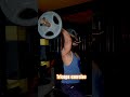 Overhead triceps extension with bar—#shorts #fitnessjourney #explorefitness #thegymz