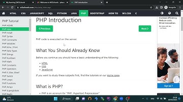 Belajar PHP menggunakan W3SCHOOLS.COM