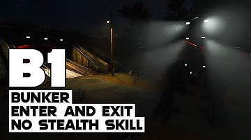 SCUM B1 Bunker Enter & Exit | No Stealth Skill | New Mech Robots | 0.85 Update