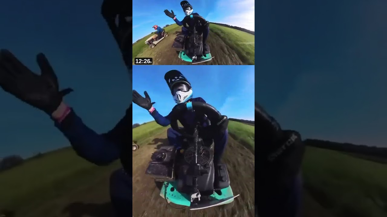 2 Hours SOLO on a Racing Lawn Mower! 