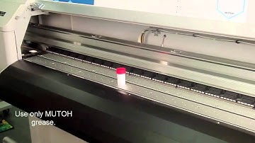 Cleaning a Mutoh ValueJet printer