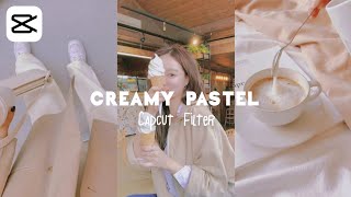 Creamy Pastel CapCut Filter | capcut editing tutorial screenshot 1