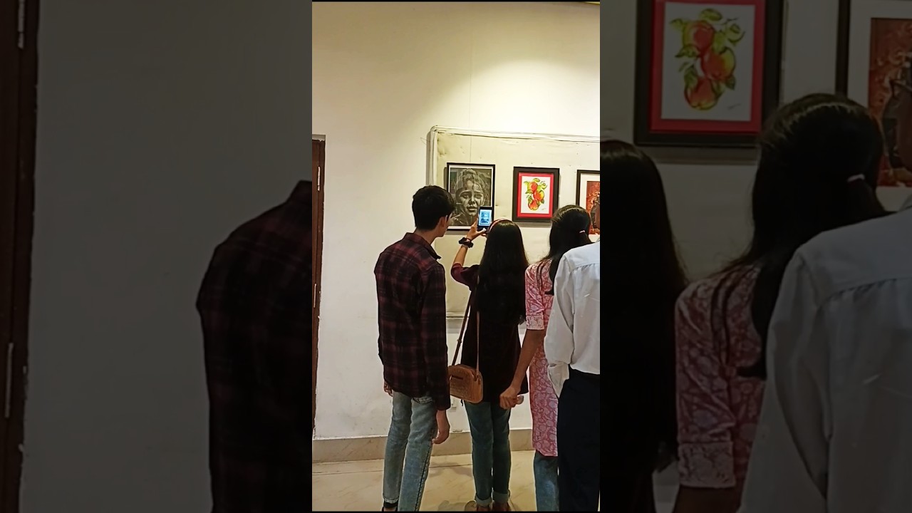 Art exhibition at Ramkinkar exhibition hall Siliguri 