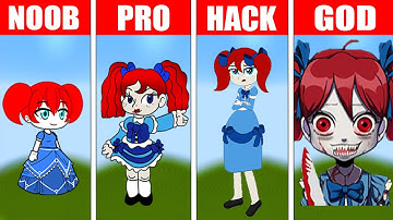 NOOB vs PRO vs HACKER vs GOD✨Poppy - Minecraft Pixel Art