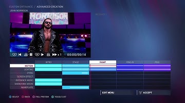 John Morrison Entrance Formula - WWE 2K20