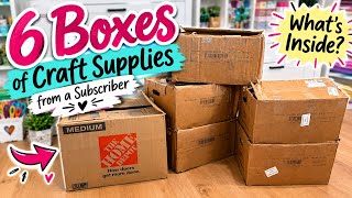 A Subscriber Sold Me 6 Boxes of Craft Supplies… Let’s See What’s Inside!