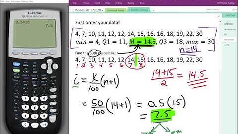 5 Number Summary - Part 4 Percentiles