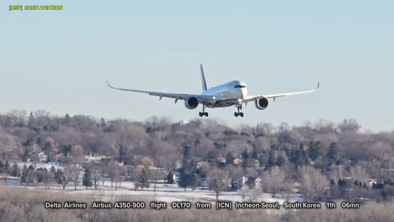Spotting Planes  take off and landing in Minneapolis-St Paul Int'l airport 