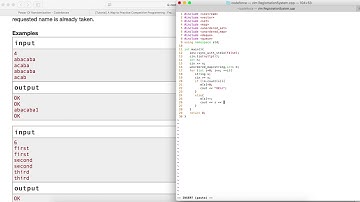 Registration System - Coding Problem