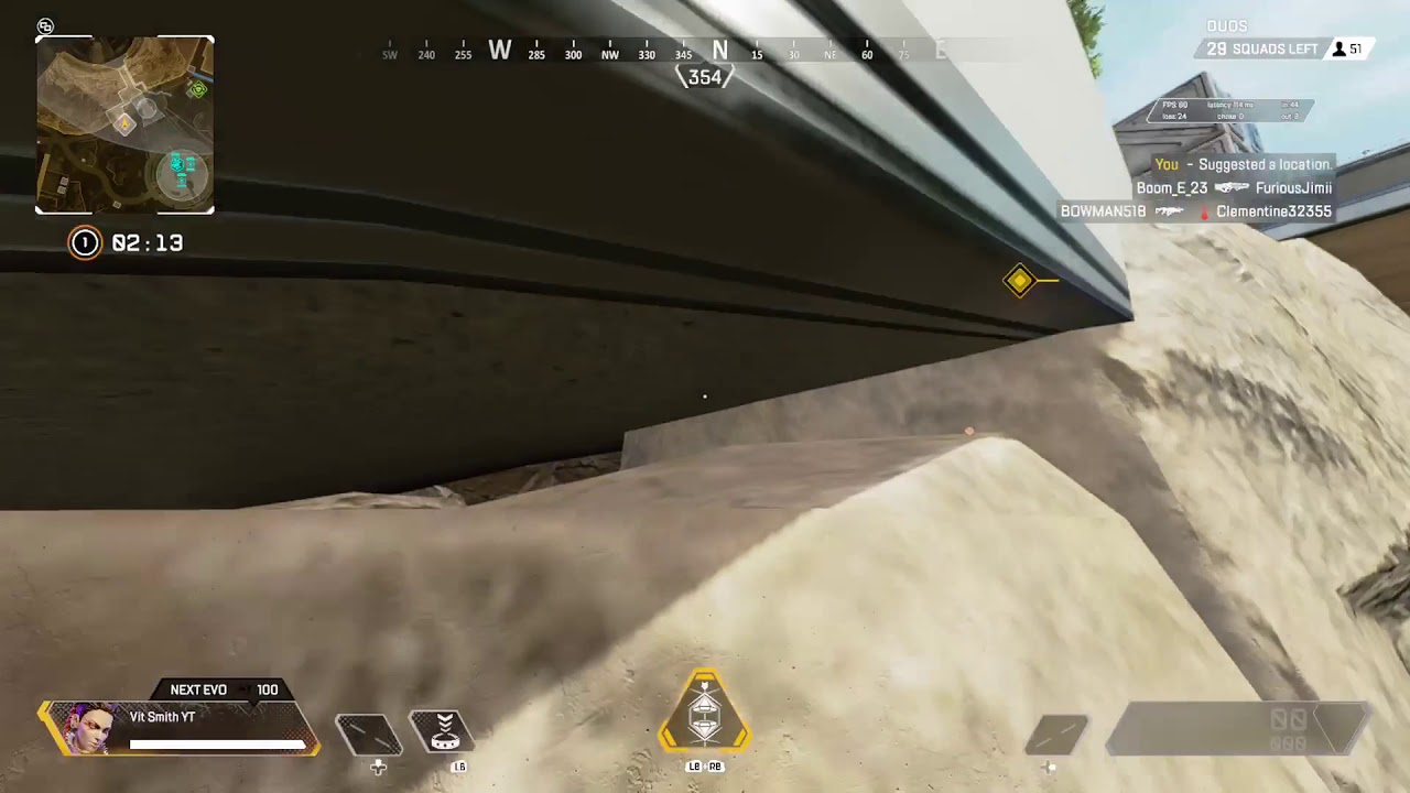 Season 8 under the map glitch with loba 