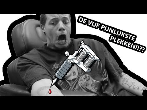 Video: Tatoeage Pijnkaart: Waar Het Het Meest En Het Minst Pijn Doet, En Meer