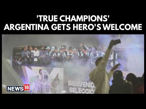 Thousands Welcome Home Argentina Squad, Without Lionel Messi, Despite World Cup Loss | N18G