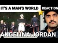 1st time reaction to It's a Man's World - Angelina Jordan and Forsvarets Stabsmusikkorps.