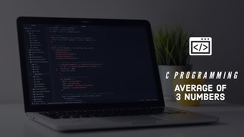 Average of 3 Numbers | C Programming | Eclipse IDE