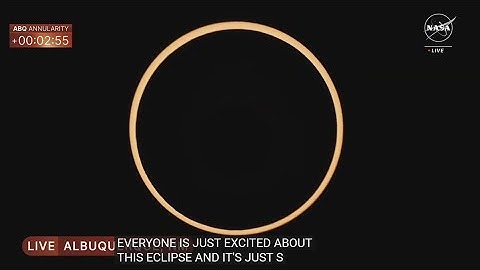 Ring of  Fire solar eclipse video | A view from NASA and across the country