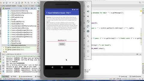 7. Input Validation SQLite DB - DIVA Solution