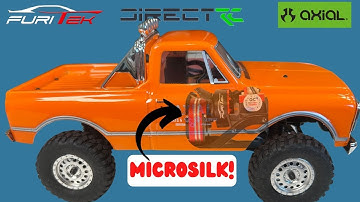 Amazing control! Axial SCX24 C10 Gets the Brushless Furitek MicroSilk kit. #rc #crawler #brushless